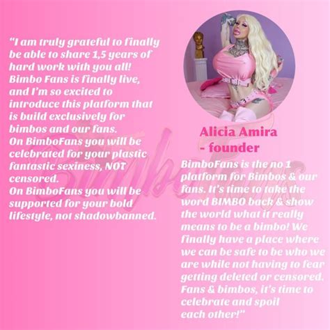 Bimbo Fans is here! The Bimbo network by Alicia Amira